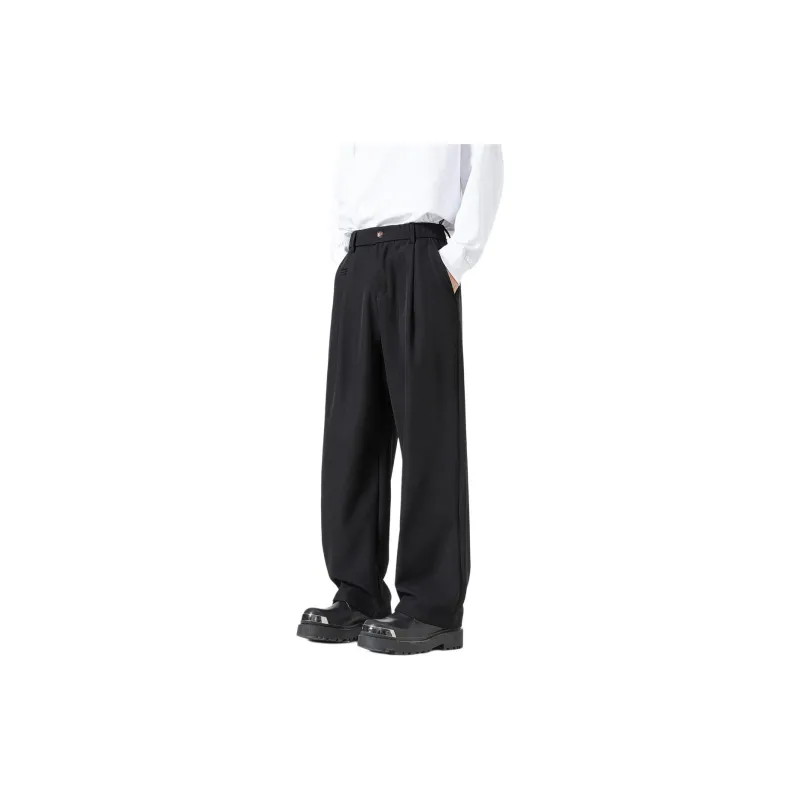 TINA GIA Suit Trouser Unisex Matte Black-0