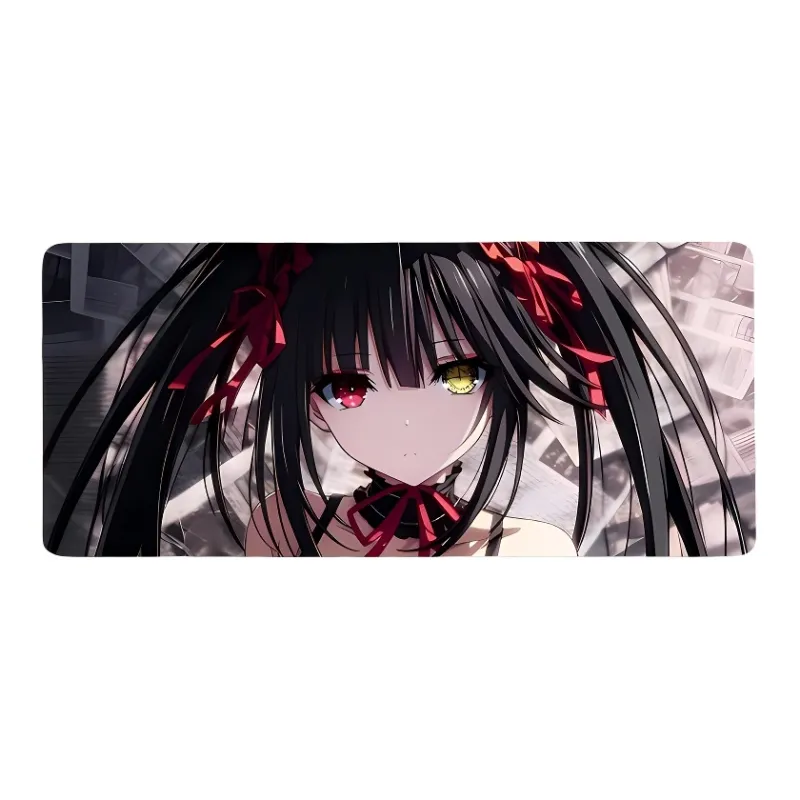 DANYIN Kurumi Tokisaki Extra Large Esports Computer Table Mats Anime Keyboard Pad Mouse Pads-4