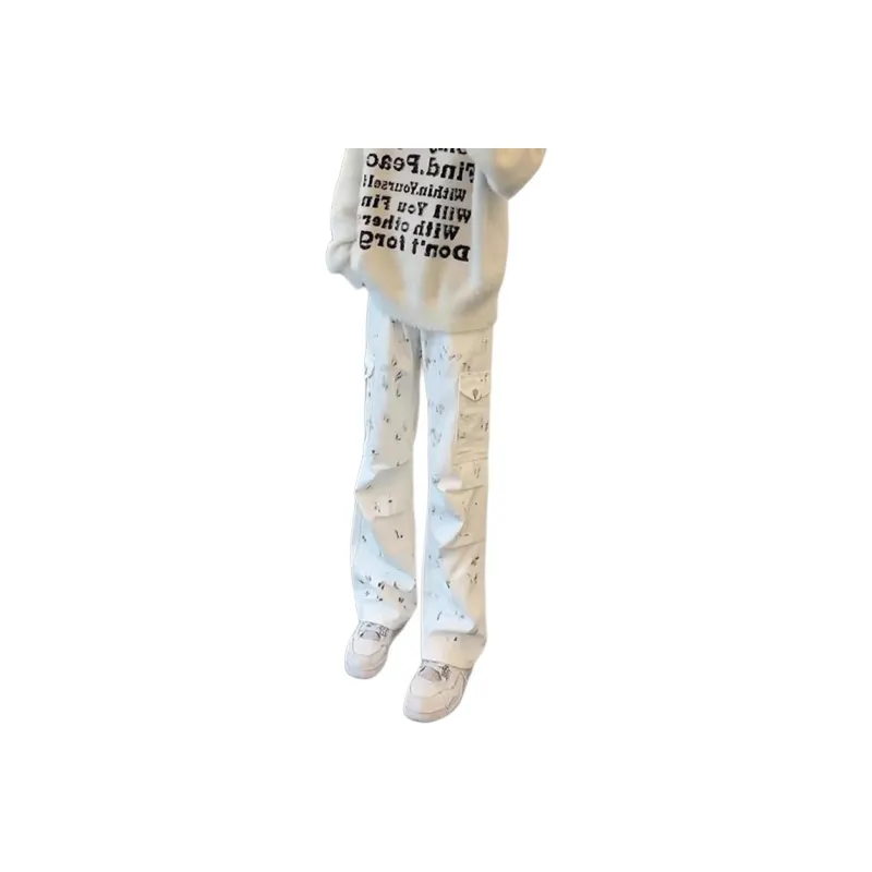 DARK HORSE Jeans Unisex Scallion White-0