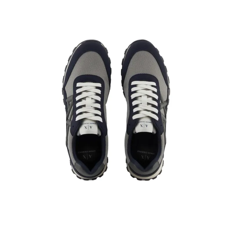 ARMANI EXCHANGEAE Low Top Casual Shoes Men's Dark Blue-3