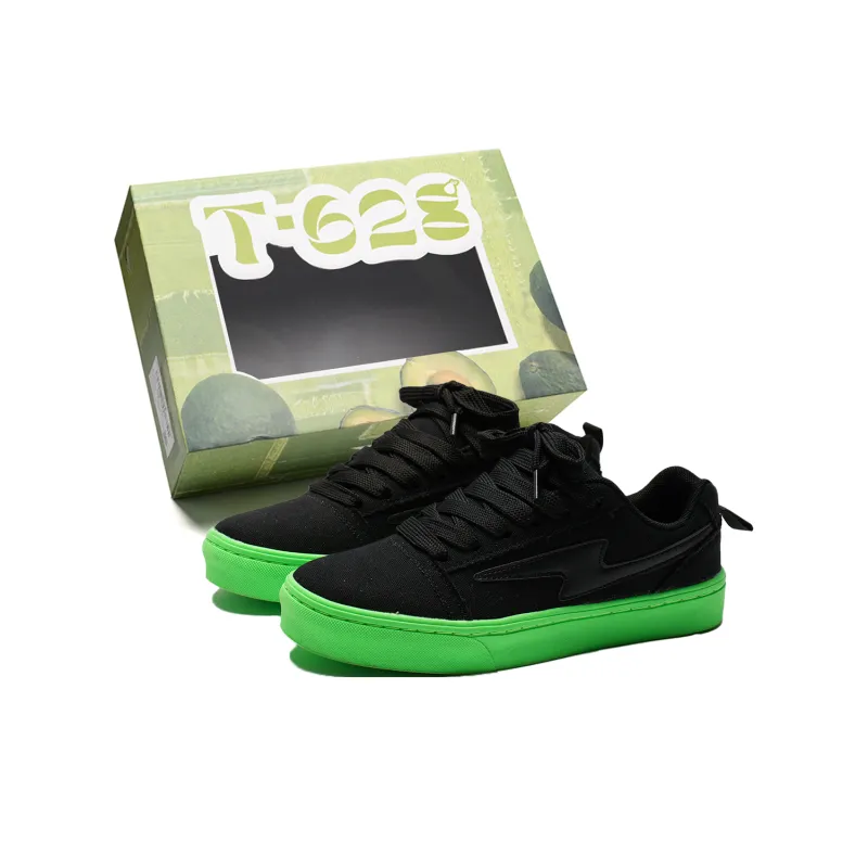 T628 Slip Resistant, Abrasion Resistant, Lightweight, Breathable Low Top Skateboard Shoes Unisex-152