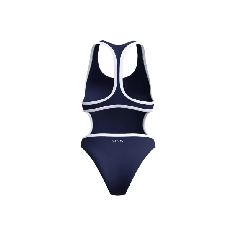 Speedo Jetstream Solid Bound Cut Out One piece Swimsuit Women's-7