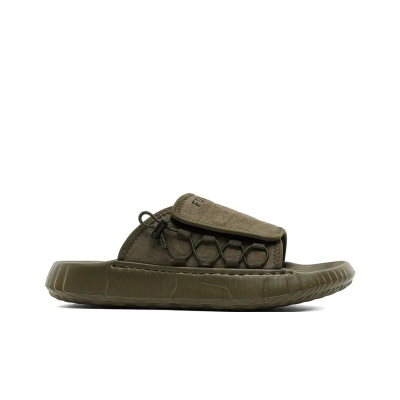 SHUPATE Abrasion Resistant Quick Dry Massage Slide Slippers Men's Green-2