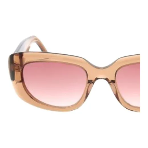 UENO Eyewear Acetate Cat Eye Sunglasses Women's Yellow-2