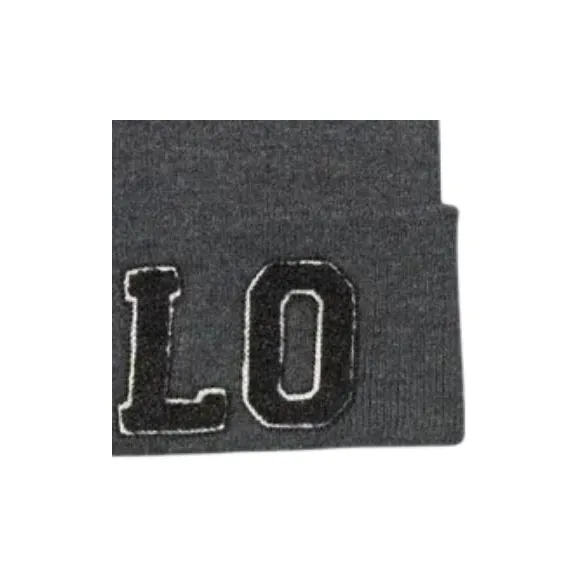 Ralph Lauren Cotton Beanies Unisex Dark Gray-2