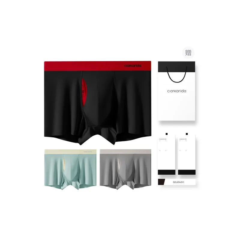 Clarkarida Underpants Men's 3 Pack Gift Box Set-10