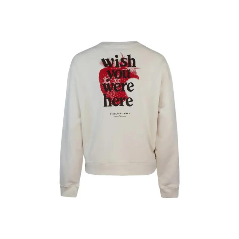 PHILOSOPHY DI LORENZO SERAFINI Sweatshirt Women's White-1