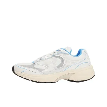 Tommy Hilfiger Trainers Low Top Casual Shoes Women's White Blue