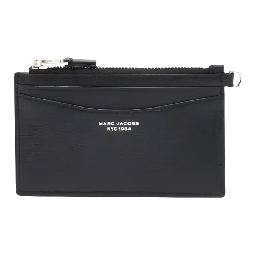 MARC JACOBS Goat Leather Wrist Bag Wallet Women's Black