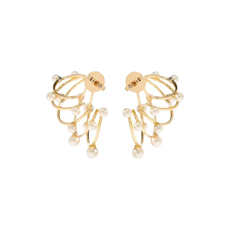 TORY BURCH Faux pearl embellished Earrings-1