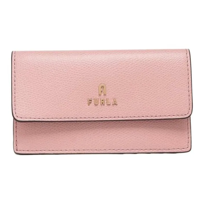 Furla Leather Coin Purse Women's Pink-0