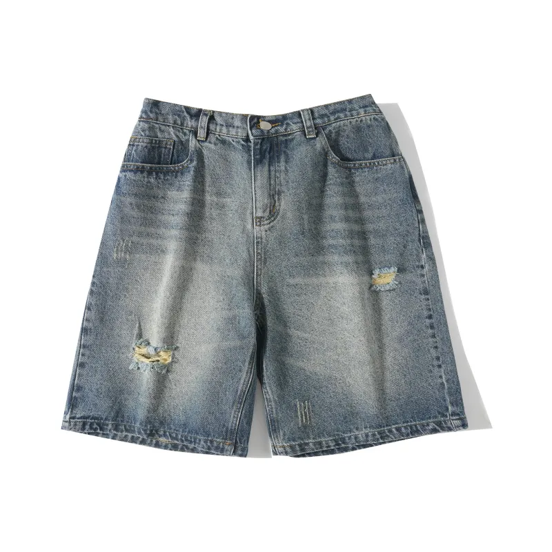BRYAN JIMENEZ Denim Shorts Unisex-21