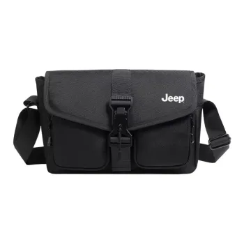 Jeep Oxford Bag Regular Men's Black