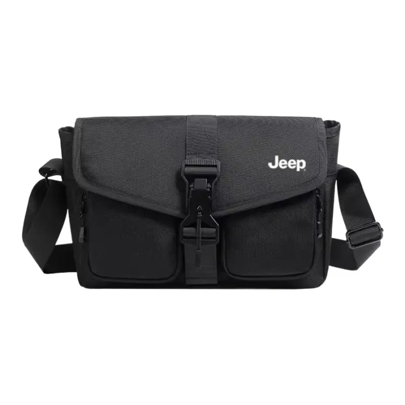Jeep Oxford Bag Regular Men's Black-0