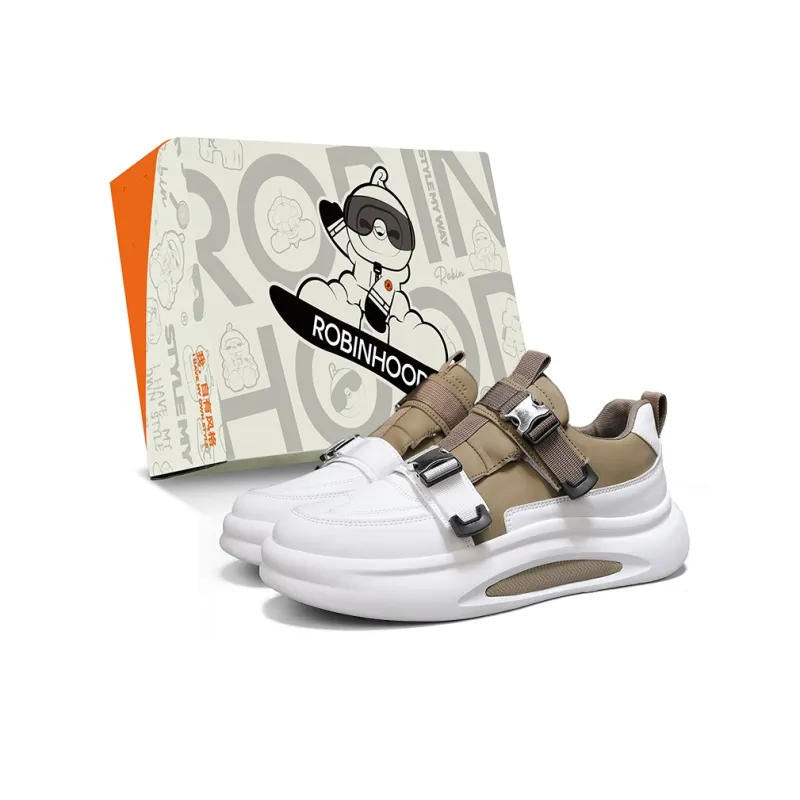 ROBINHOOD Slip Resistant, Abrasion Resistant, Breathable, Lightweight Low Top Casual Shoes Men's Box Included-5