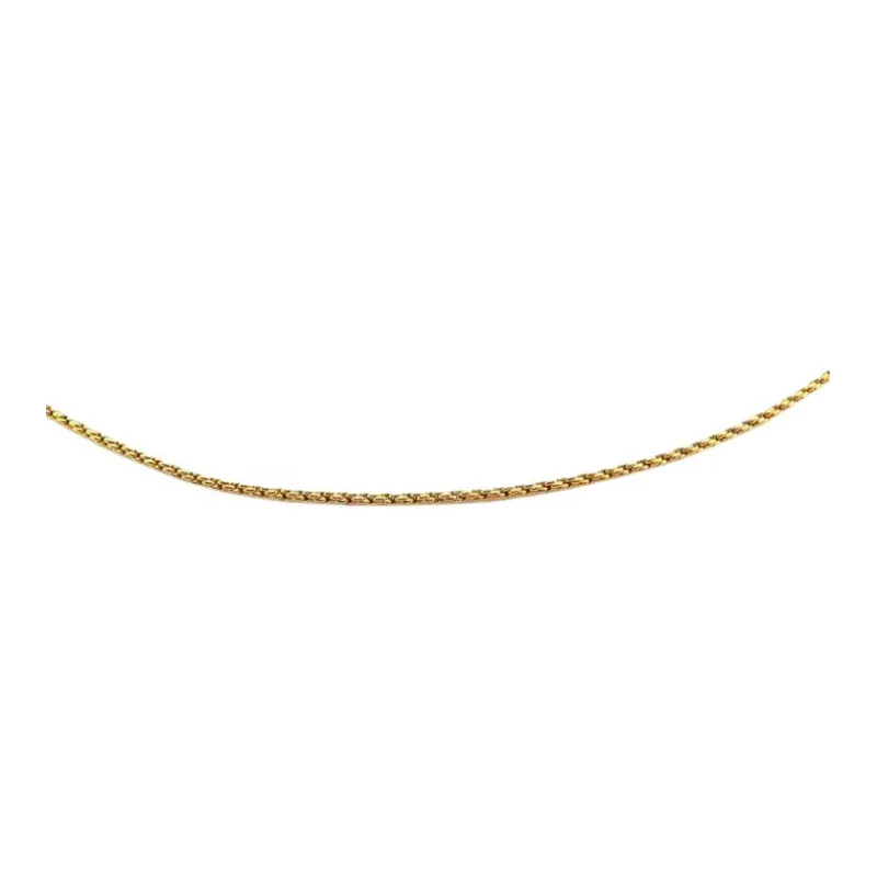 CHANEL 1970 1980 Plated Chain Necklace Costume Necklace-0