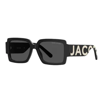 MARC JACOBS Acetate Irregular Shape Sunglasses Unisex Black