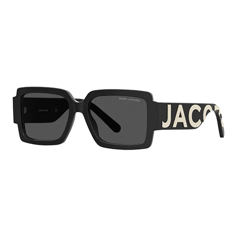 MARC JACOBS Acetate Irregular Shape Sunglasses Unisex Black-0
