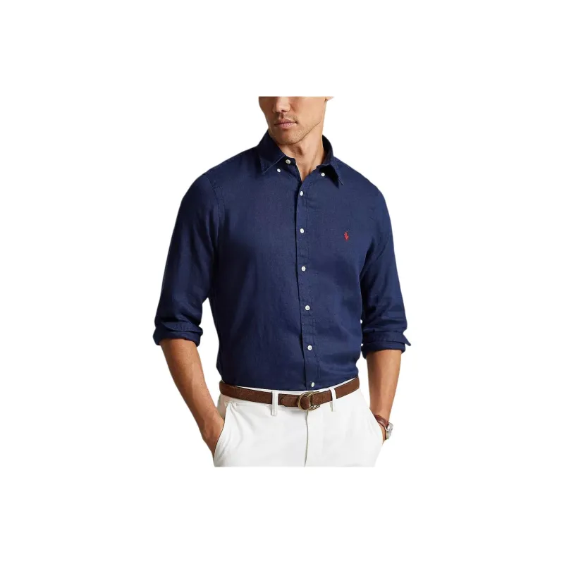 Polo Ralph Lauren SS25 Shirt Men's Dark Blue-2