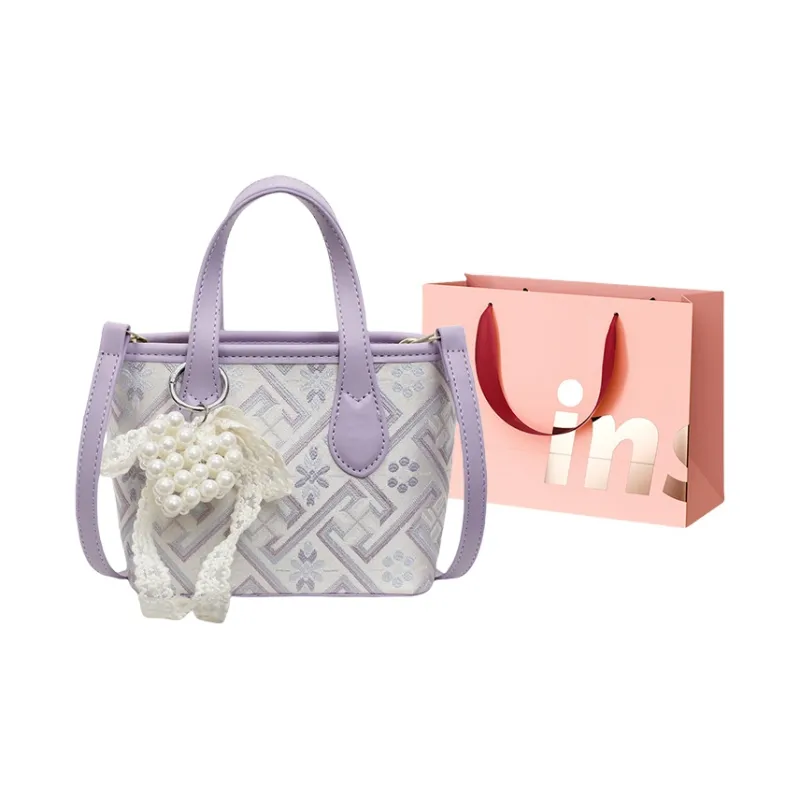 WHEELY BABY+ PU One Shoulder Handbag Women's Multicolor-3
