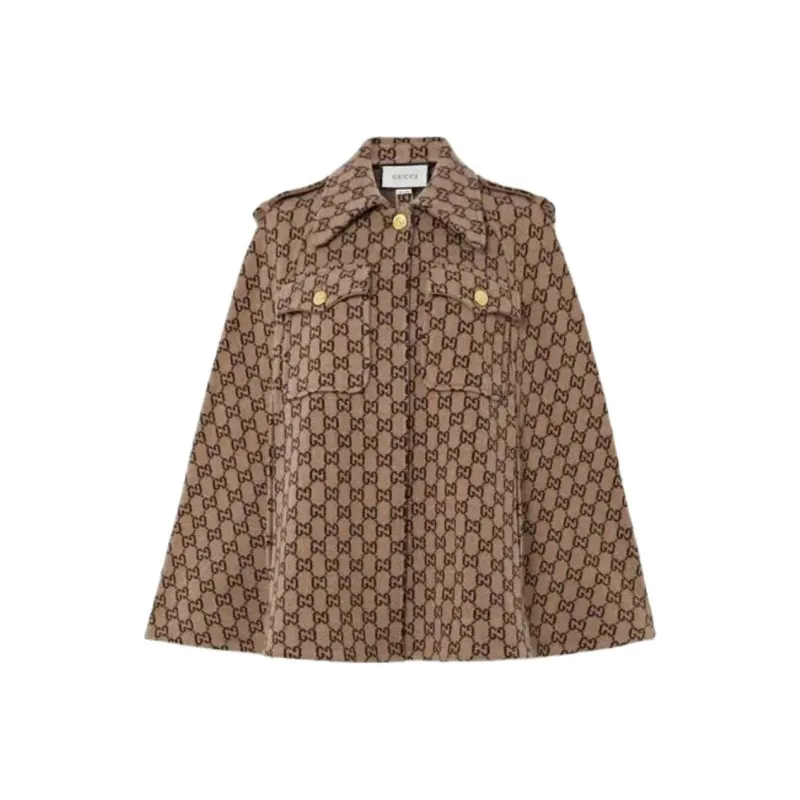 GUCCI Gg Wool Cape-0
