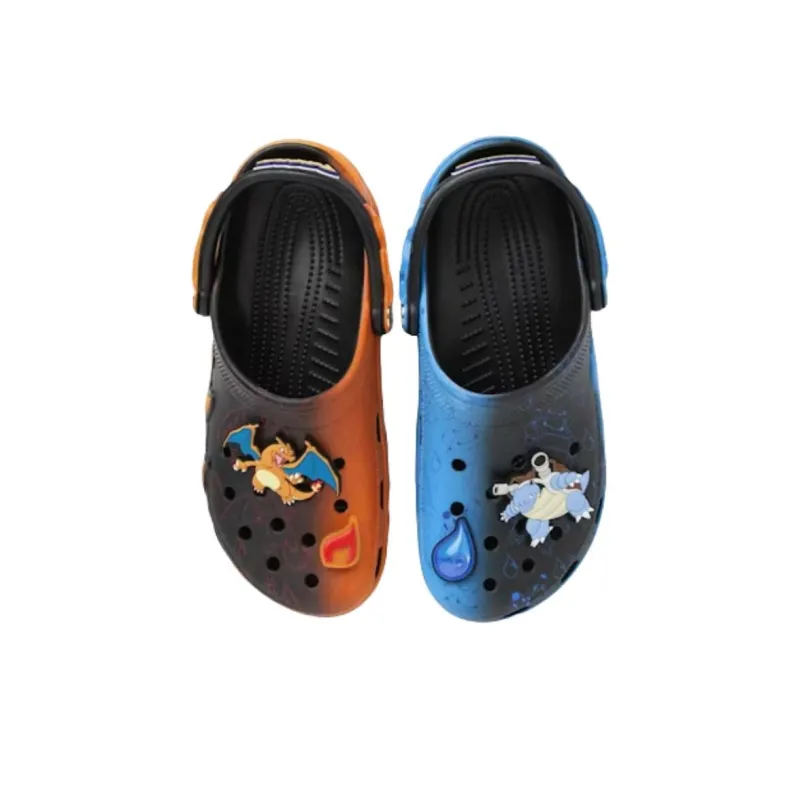 Crocs Classic Clog Pokémon Charizard Vs. Blastoise Clogs Unisex Black-4