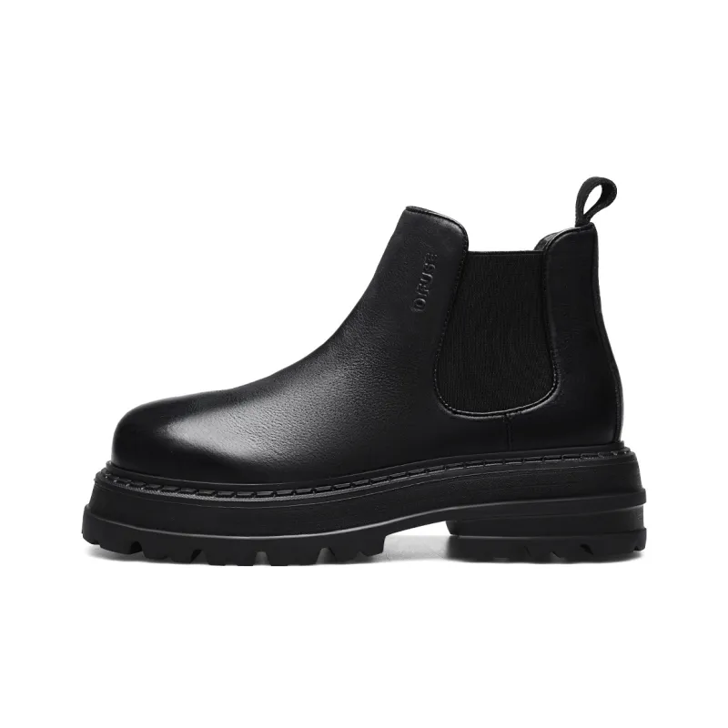 D FUSE SCANDINAVIA Short Chelsea Boots Men's Black-5