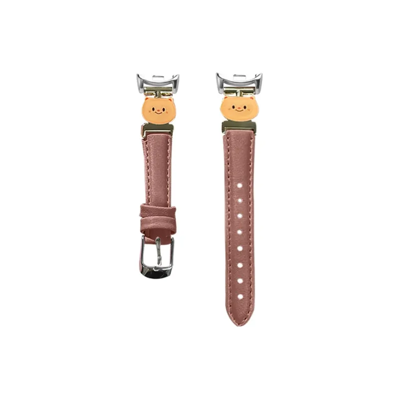 CHUANGYIDA Xiaomi Compatibility Watch Band 130 180mm Leather, Metal-8
