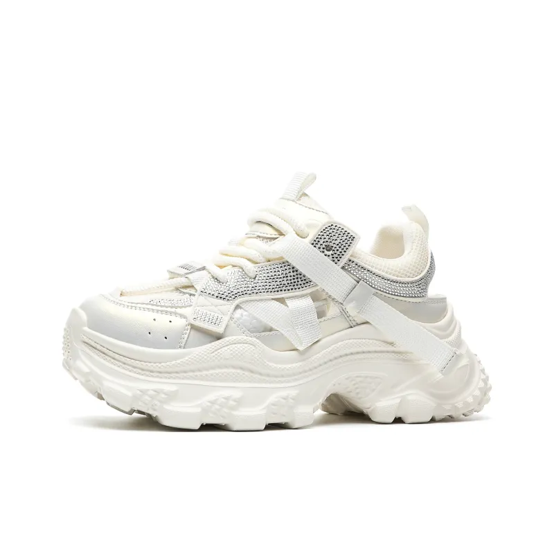 ORD Low Top Chunky Sneakers Women's Beige-0