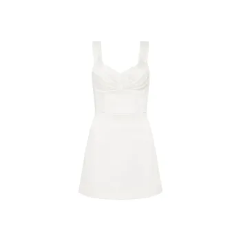 Rebecca Vallance Delaney Draped Minidress