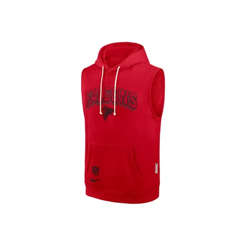 Nike Atlanta Falcons Sideline Men's Nike Dri FIT Nfl Sleeveless Pullover Hoodie