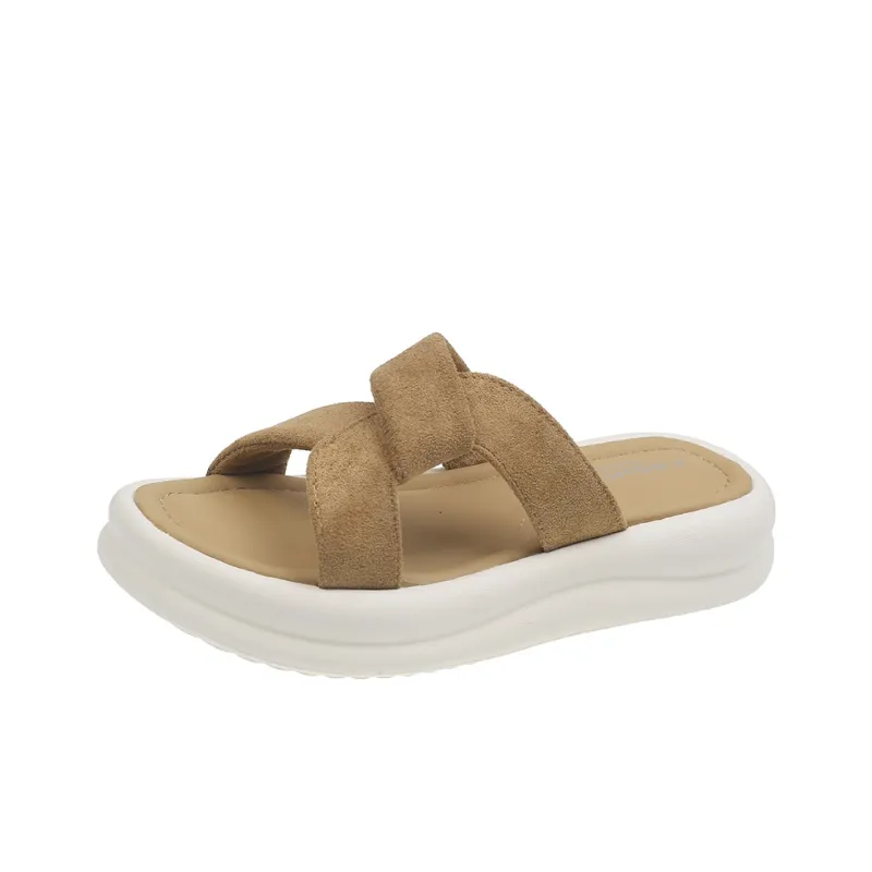 SUPEREDGE Quiet, Slip Resistant, Odor Resistant Slide Slippers Women's-5