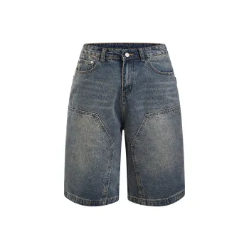 404MOB GANG Denim Shorts Unisex