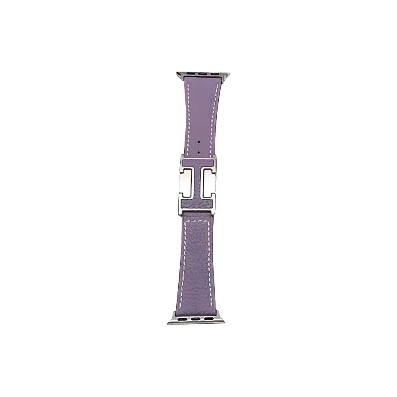 KVZUVUU Apple Compatibility Watch Band Cowhide Leather Material-8