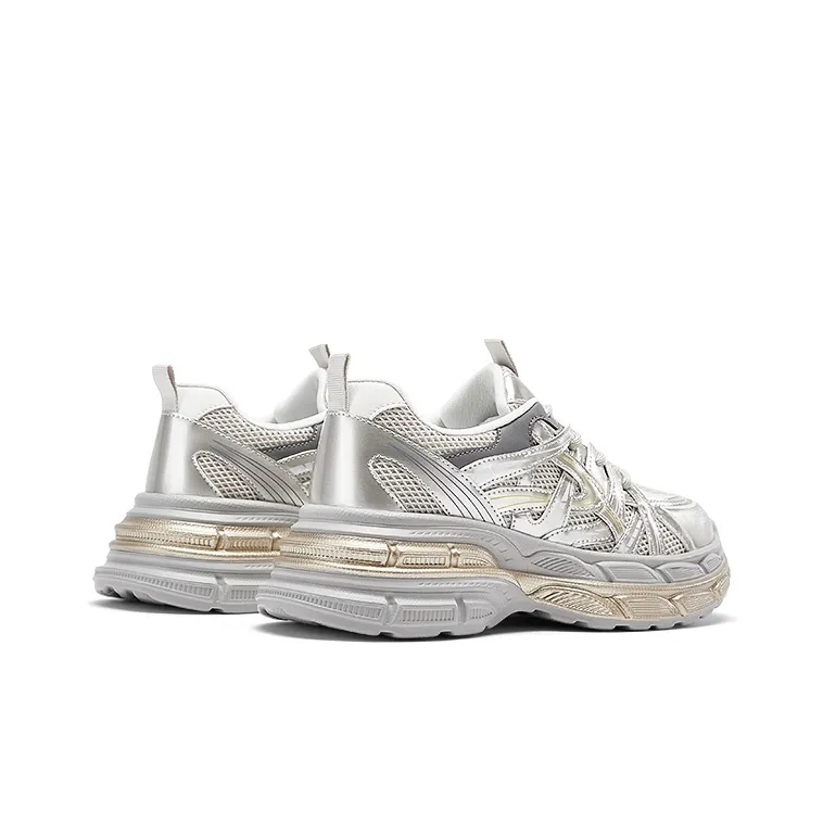DAPHNE Low Top Chunky Sneakers Women's Gold-7