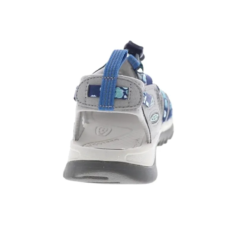 KEEN Whisper Series Slip Resistant Waterproof And Breathable Abrasion Resistant River Trekking Shoes Women's Gray Blue-4