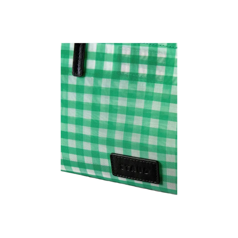 Staud Mesh Fabrics Tote Bag, Shopping Bag, Handbag Women's Green-3