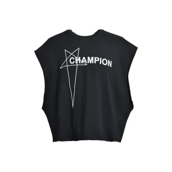 Champion X RICK OWENS Tank Tops Men Black