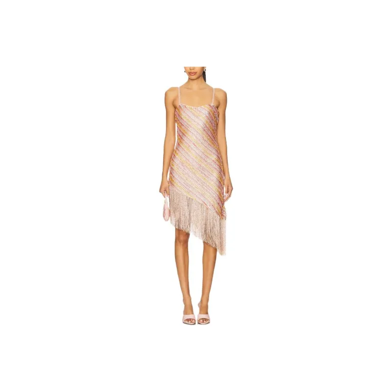 FOR LOVE & LEMONS Slip Dress Women's Pink-0
