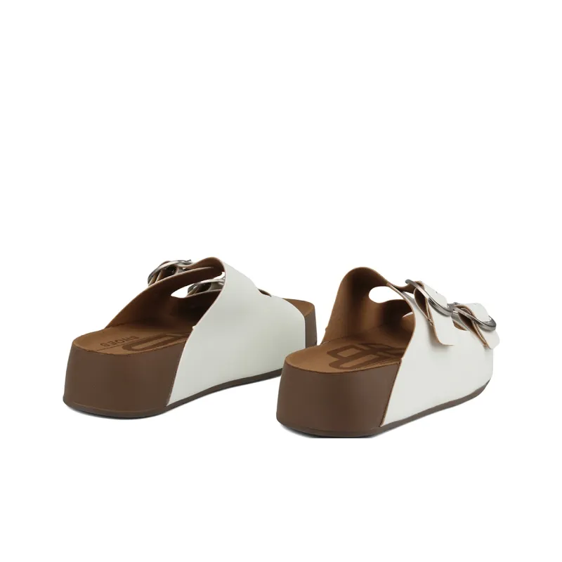 N6N8 Slide Slippers Women's White, Lemon, Khaki-11