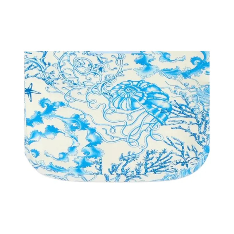 VERSACE Cotton Scarves Kids' Blue-1