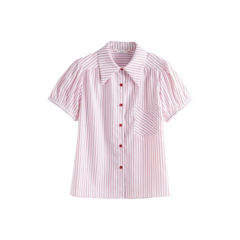 Tonlion Shirts Women's Red-0