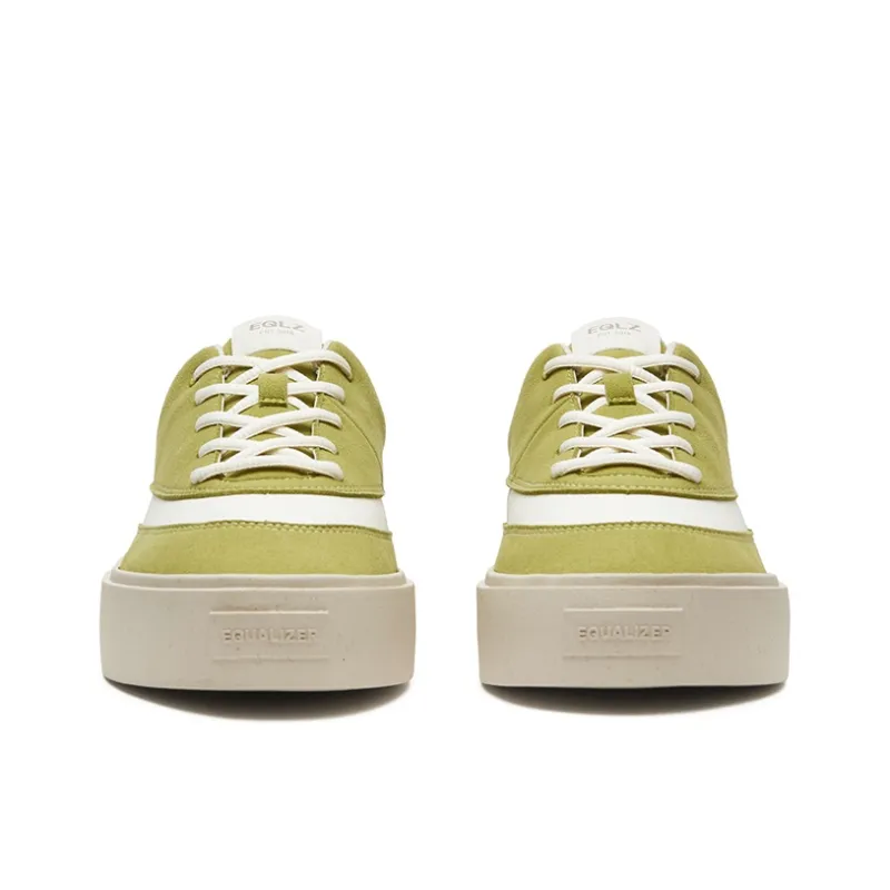 EQLZ EQUALIZER Fault 24 Cushioning, Wear Resistant Low Top Skateboard Shoes Unisex Avocado Green-2