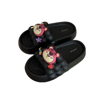 SHIGUDE x Disney Home Slippers Black, Women's