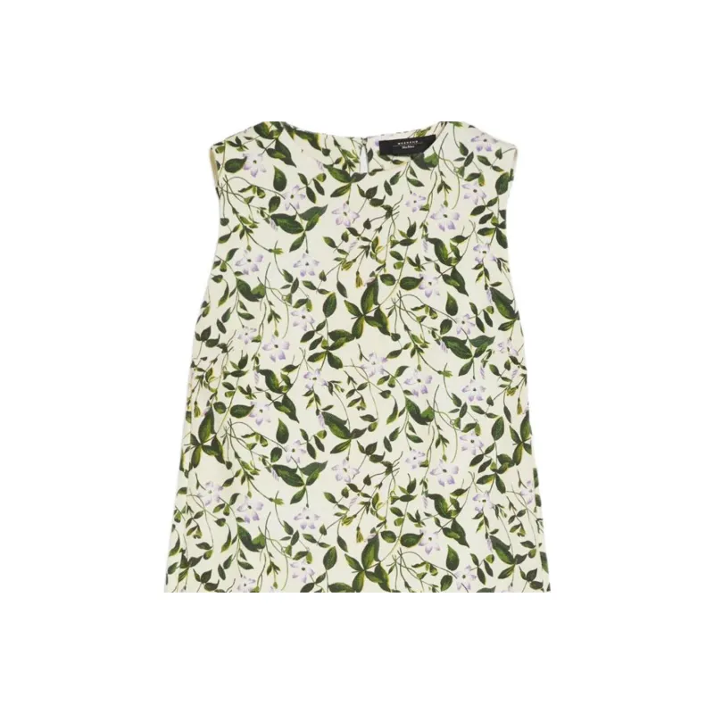 WEEKEND MaxMara Sleeveless Dress Women's Green-4