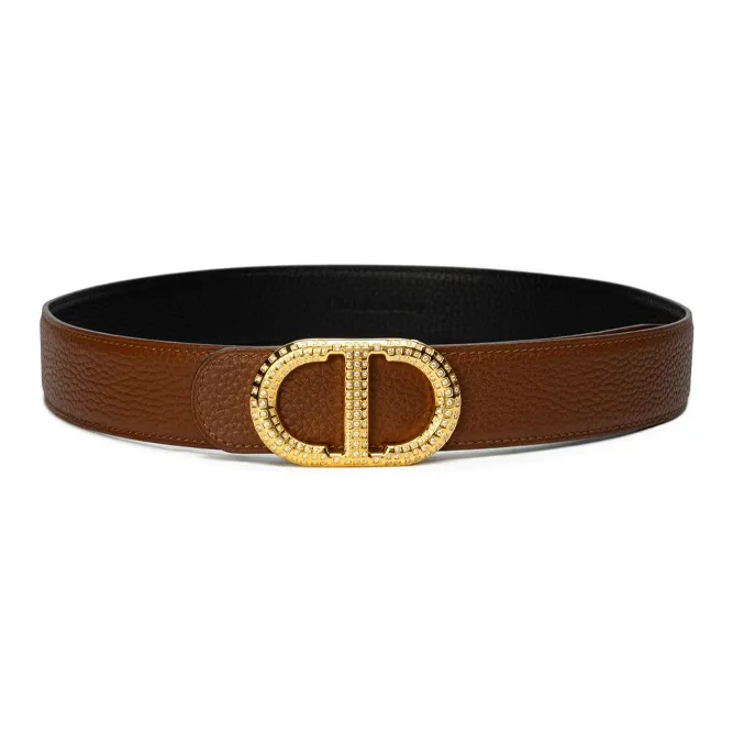 Chrisdien Deny Cow Leather Belts Men's 3.8CM-8