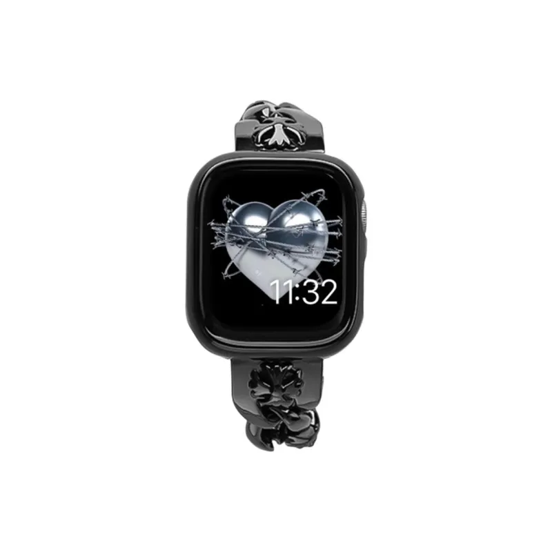 KVZUVUU Apple Compatibility Watch Band Metal-1
