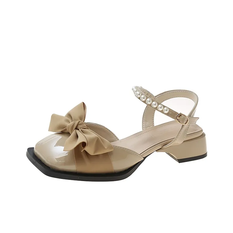 Puppytown Block Heel High Heels 4CM Women's-9