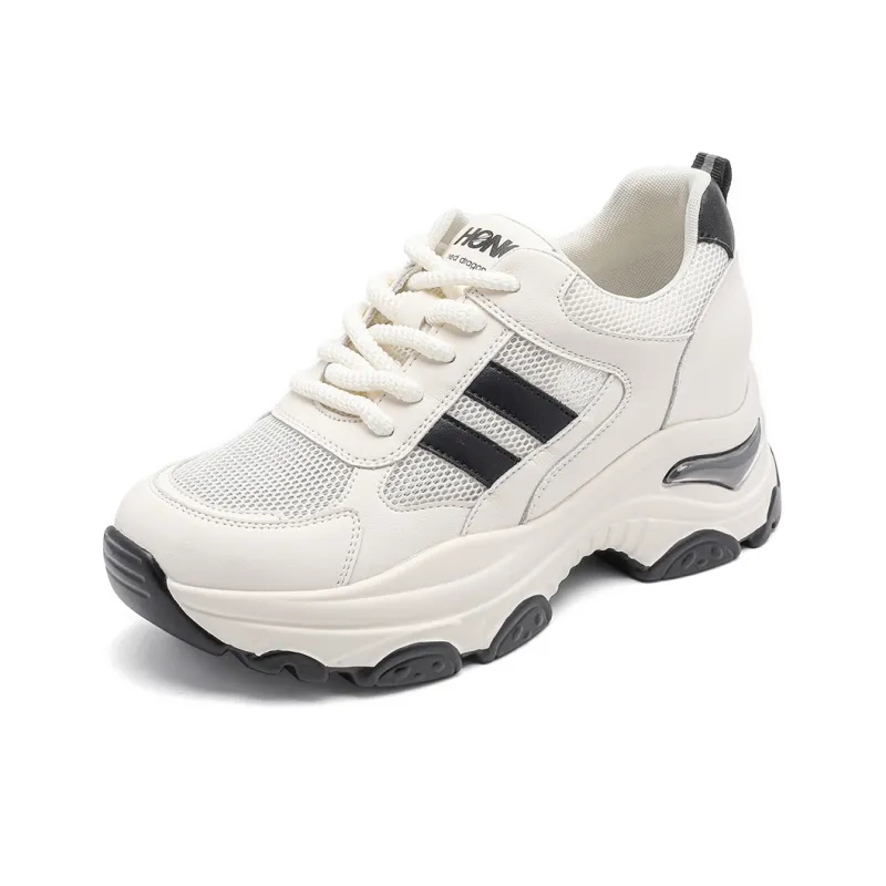 RED DRAGONFLY Breathable Height Increase Low Top Casual Shoes Women's-6