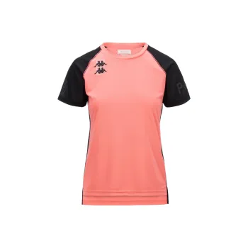 Kappa Regular T Shirt Women's Red Black